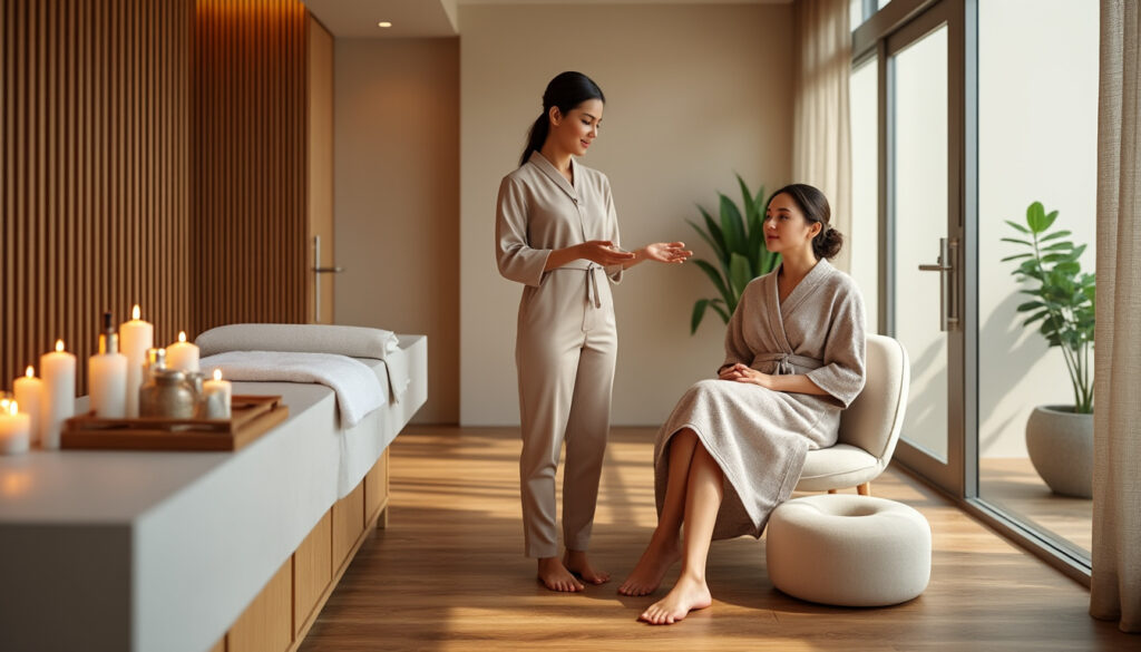 découvrez tout ce qu'il faut savoir pour un premier soin spa : conseils, étiquette à respecter et erreurs à éviter pour une expérience sereine et relaxante.