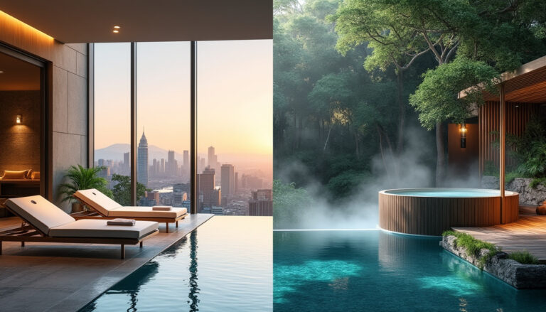 Spa en ville vs escapade nature : avantages et limites