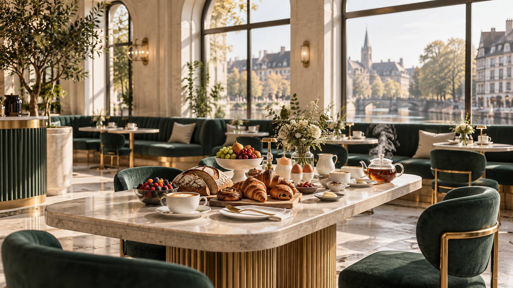 Illustration éditoriale du sujet : Petit-déjeuner à Strasbourg : les meilleures adresses gourmandes