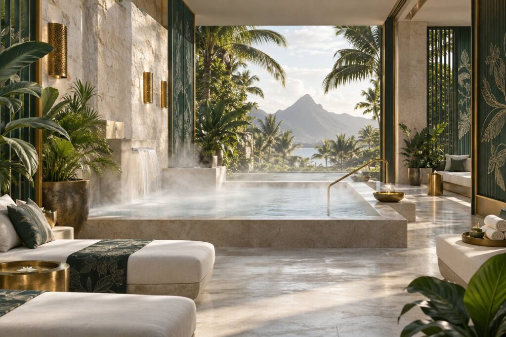 Illustration éditoriale du sujet : So Sofitel Mauritius : immersion dans cet hôtel design