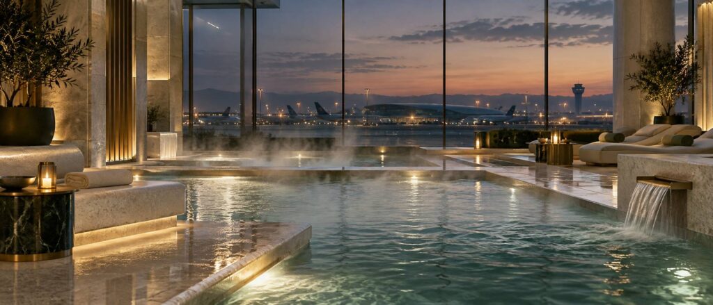 Illustration éditoriale du sujet : Sofitel Athens Airport : l'hôtel idéal pour une escale à Athènes
