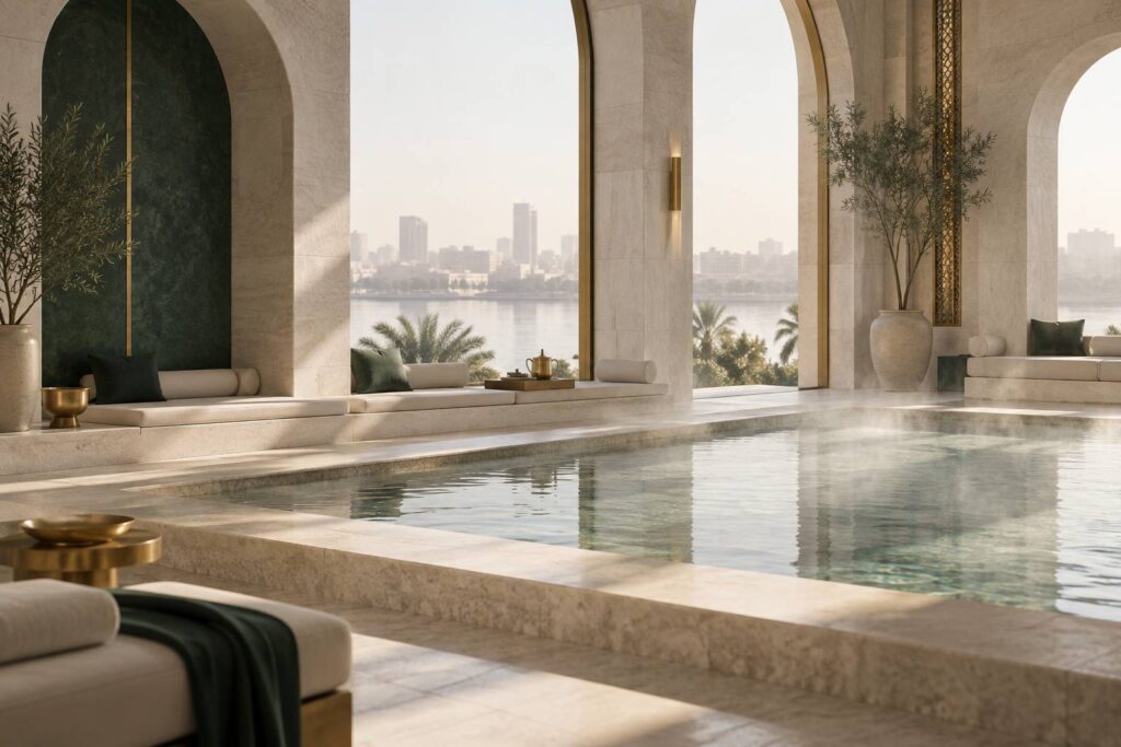 Illustration éditoriale du sujet : Sofitel au Caire : guide des hôtels et de leurs atouts