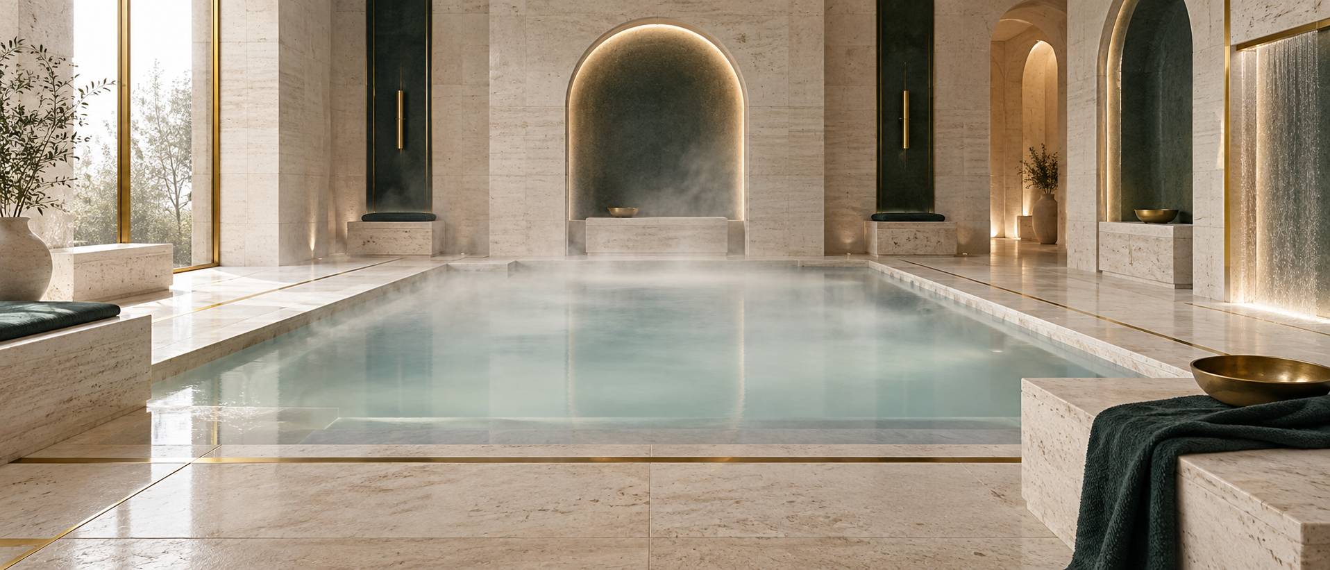 Illustration éditoriale du sujet : Thermes de Divonne-les-Bains : cures, soins et bienfaits